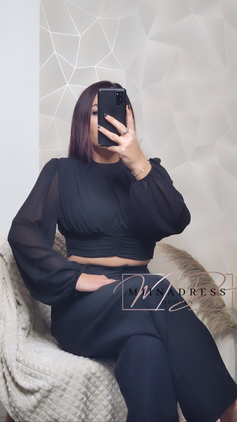 Haut STEFANIA Noir
